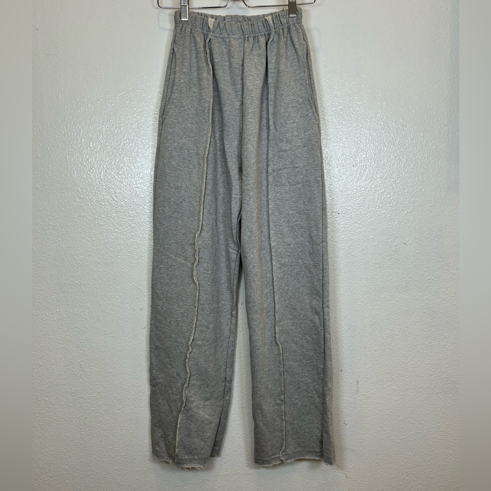 Storets Women Gray Sweatpants Raw Hem S/M